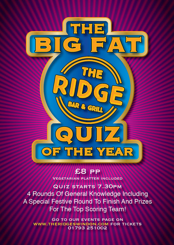 The Big Fat Ridge Quiz